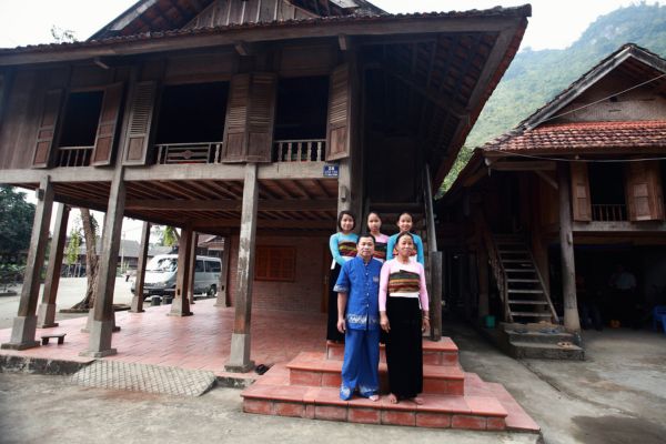 La casa su palafitta del sig. Cuong a Mai Chau