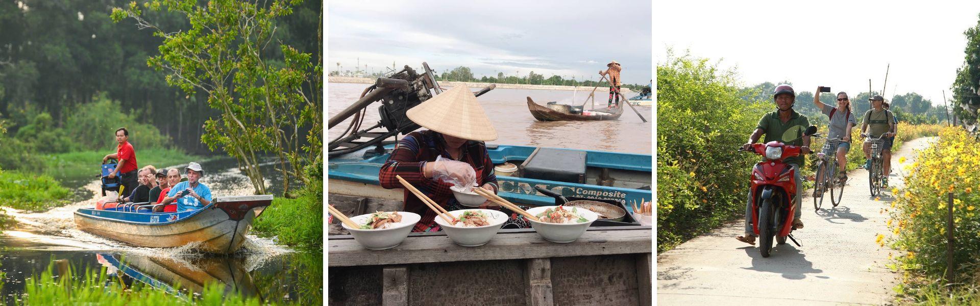Escursione del Delta di Mekong