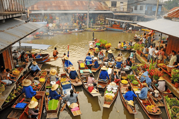 Bangkok - Maeklong Railway, Damnoern Saduak - Mezza Giornata