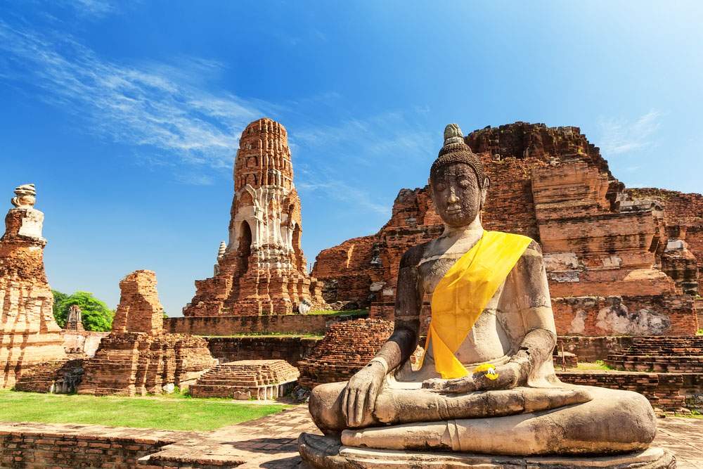 Ayutthaya thailandia Wat Mahathat