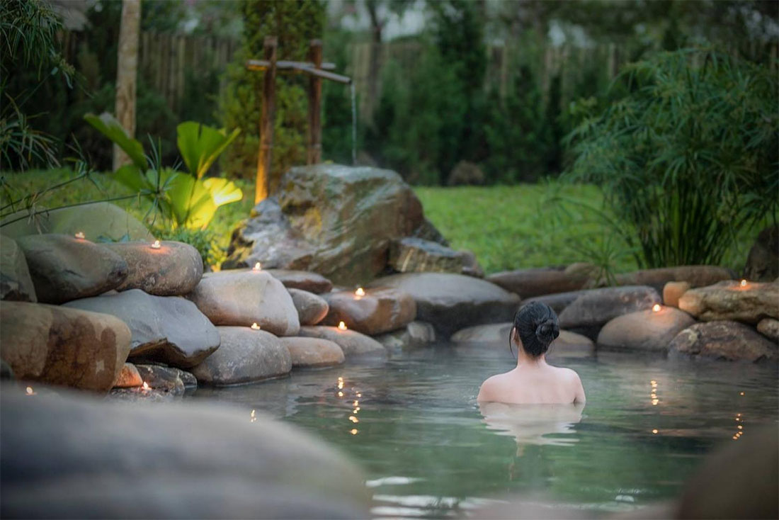 Bagno termale in Vietnam