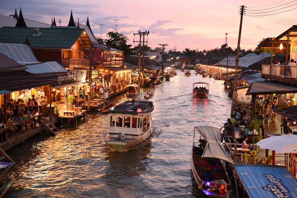 10 Mercati galleggianti da non perdere vicino a Bangkok