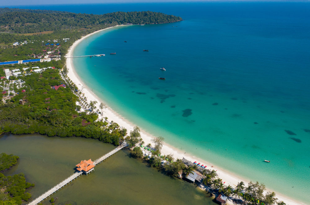 Koh Rong long set beach