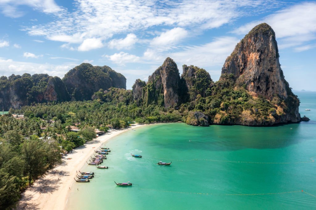 Krabi spiaggia Railay, migliori spiagge della Thailandia da vedere