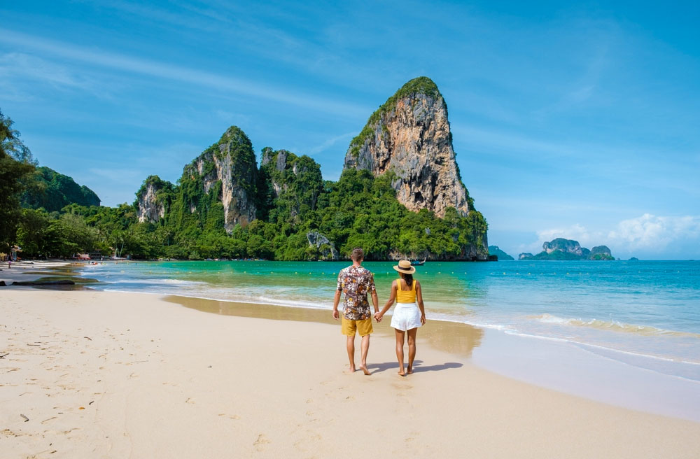 Krabi thailandia spiaggia Railay