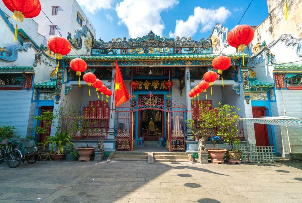 Città di Ho Chi Minh, Saigon, pagoda di thien hau