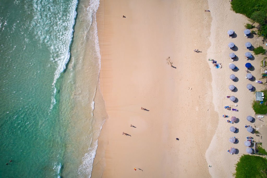 Phuket spiaggia Nai Harn, migliori spiagge della Thailandia da vedere