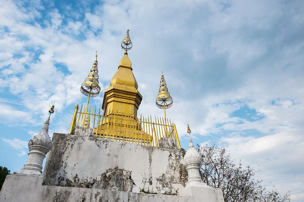 Luang Prabang, wat chom si in monte phousi