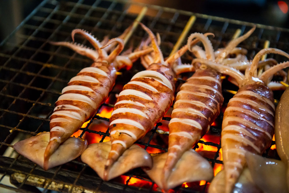 calamari alla griglia