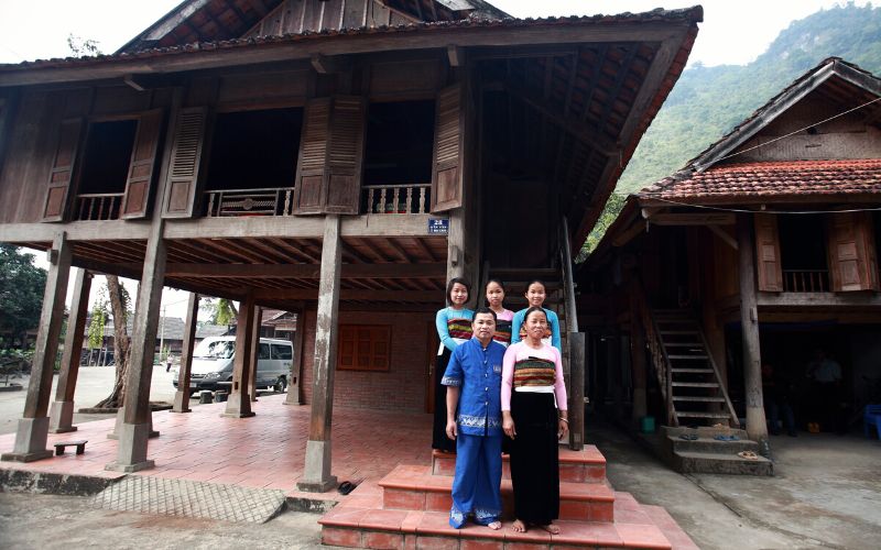 casa su palafitta a Mai Chau