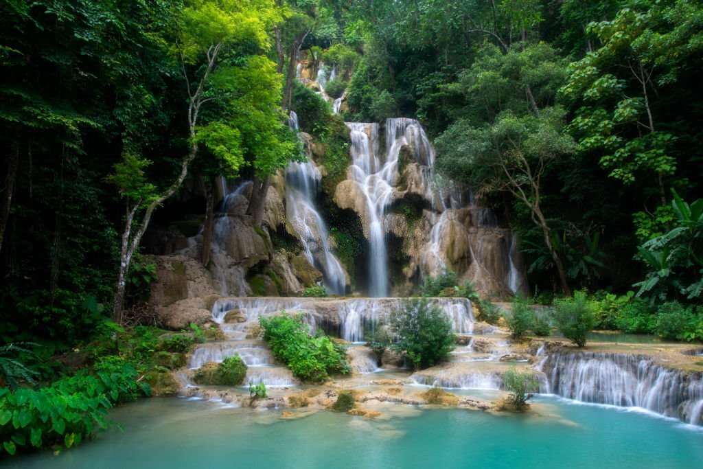 Luang Prabang, cascata Kuang Si