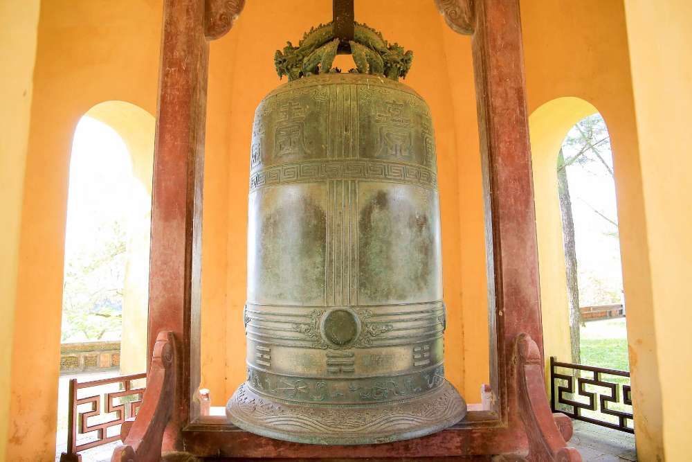 Il padiglione della Grande Campana (Dai Hong Chung) della pagoda di Thien Mu ad Hue