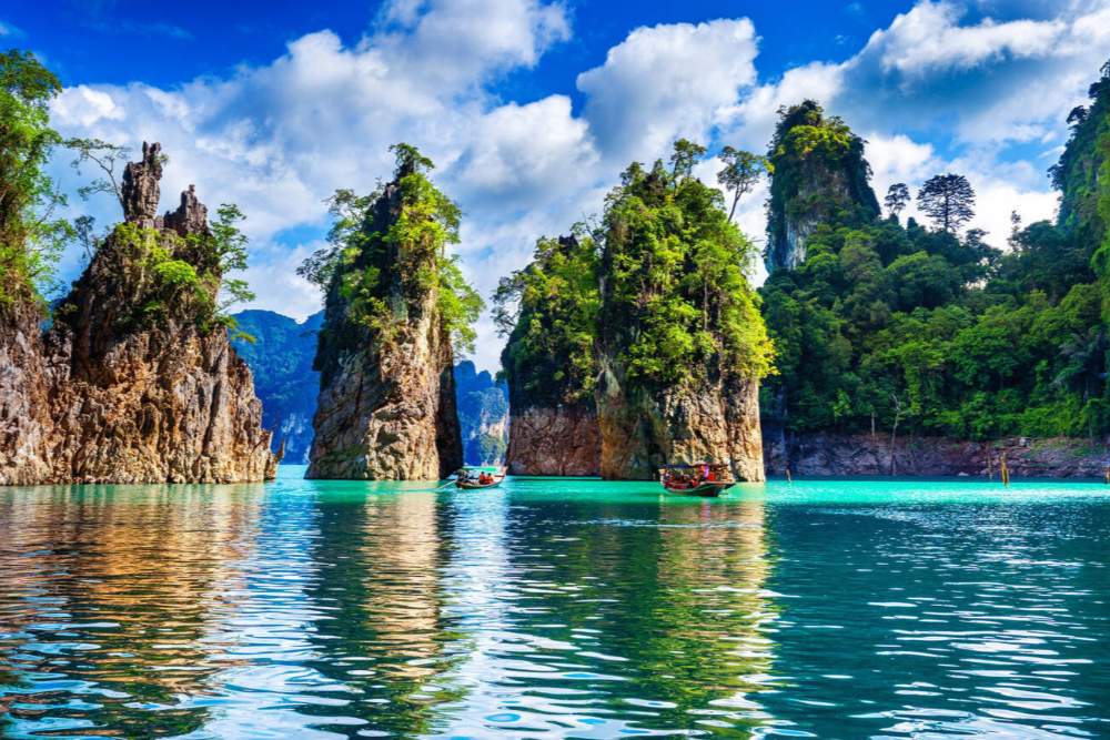 Paesaggi straordinari del Parco Nazionale di Khao Sok