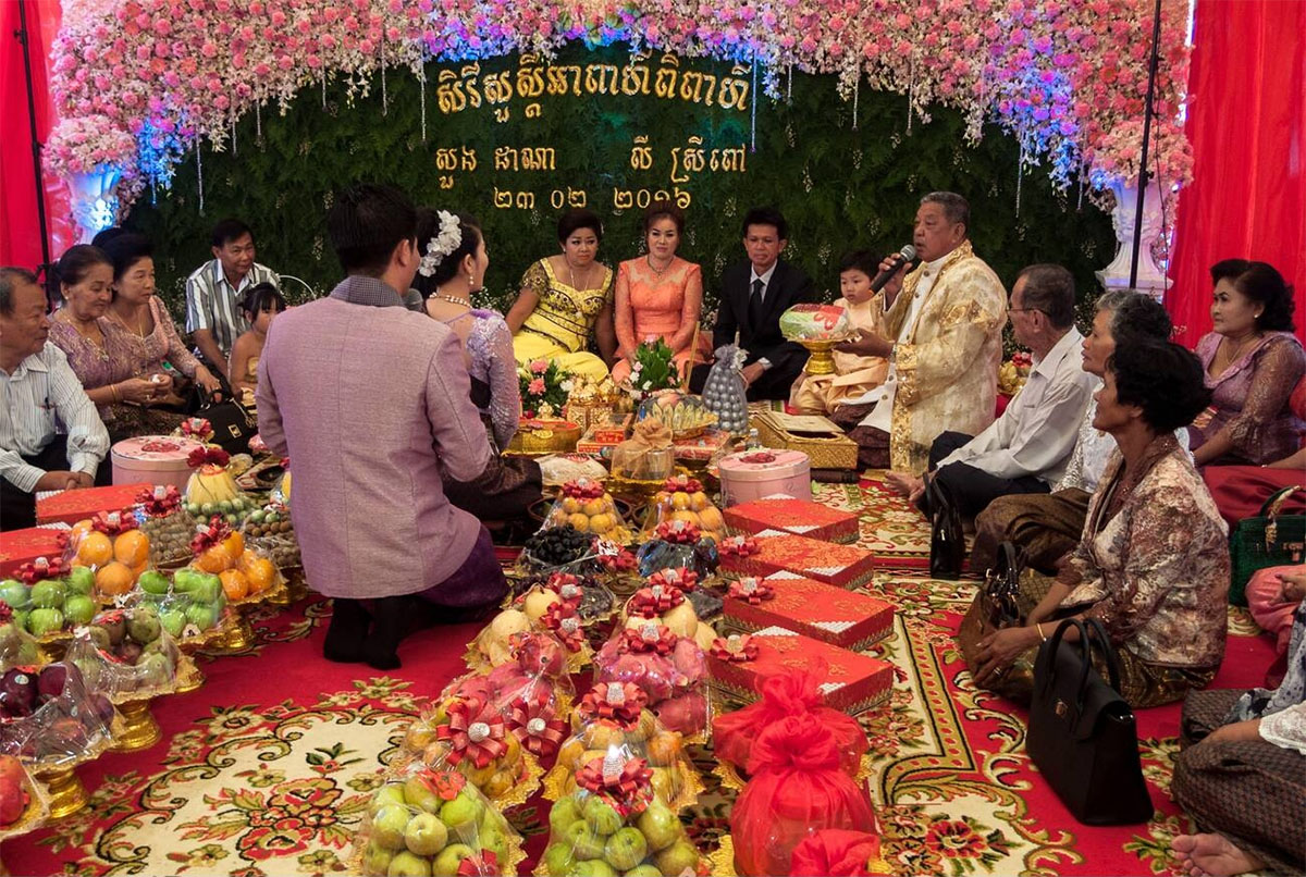 matrimonio tradizionale in cambogia