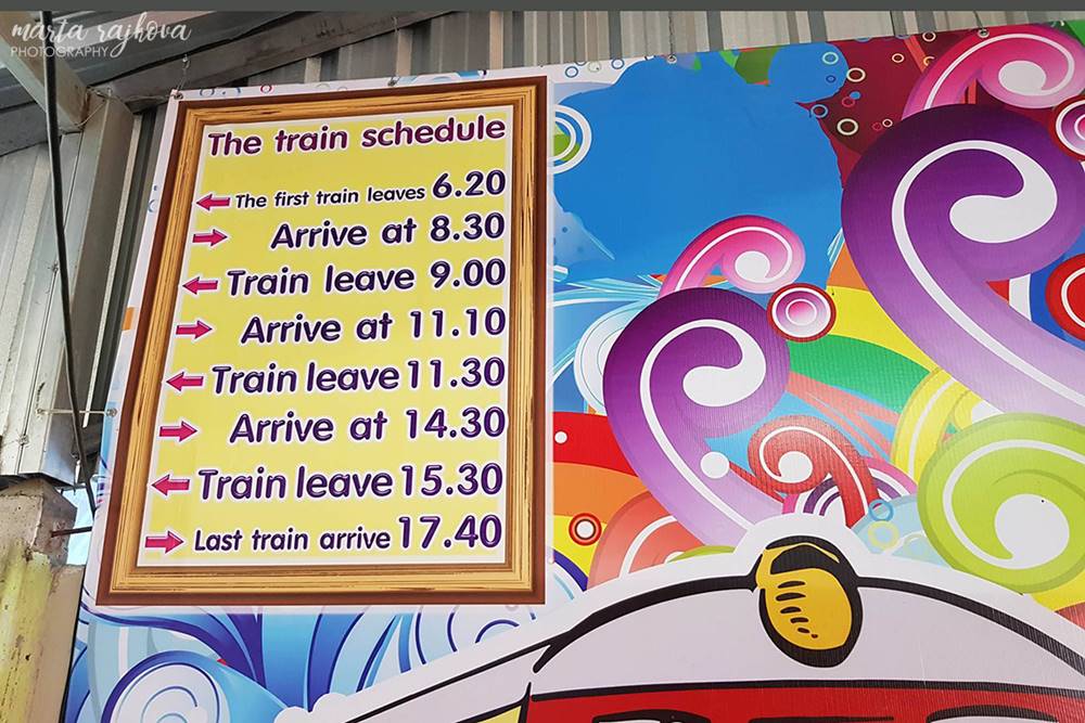 Maeklong, il mercato ferroviario vicino a Bangkok