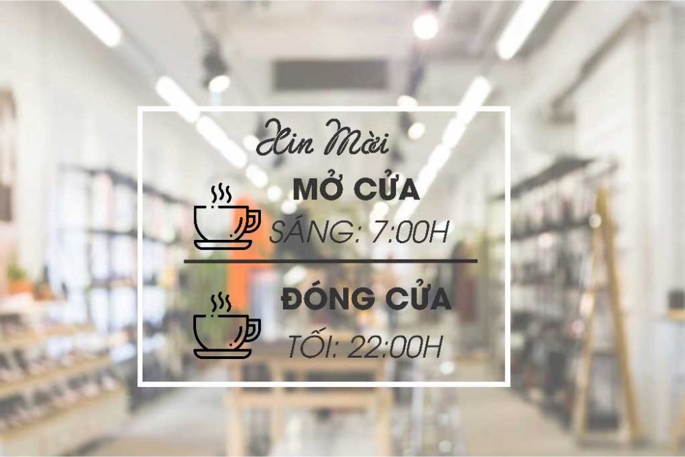 Orari di apertura e chiusura di una caffetteria in Vietnam