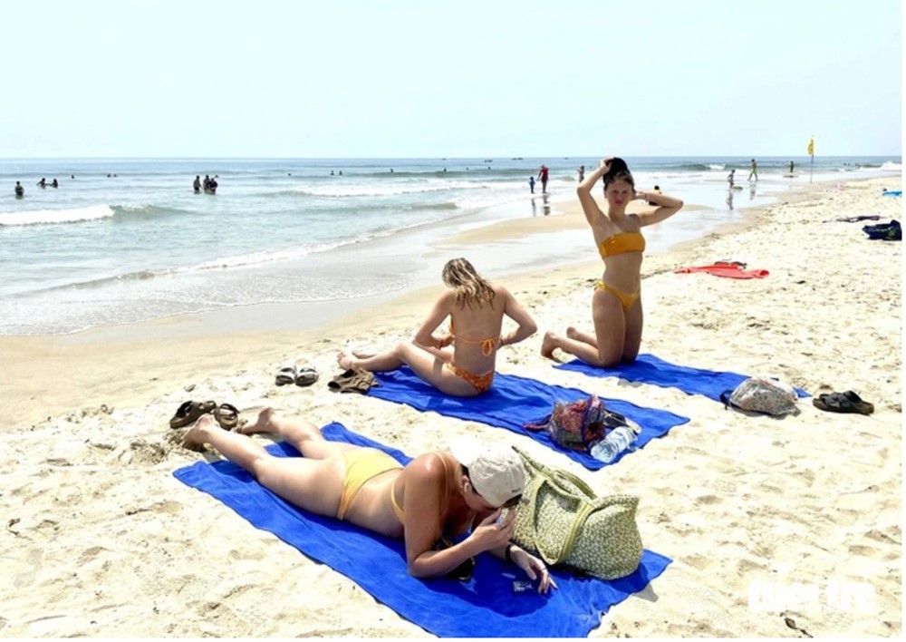 La spiaggia in Vietnam Centrale