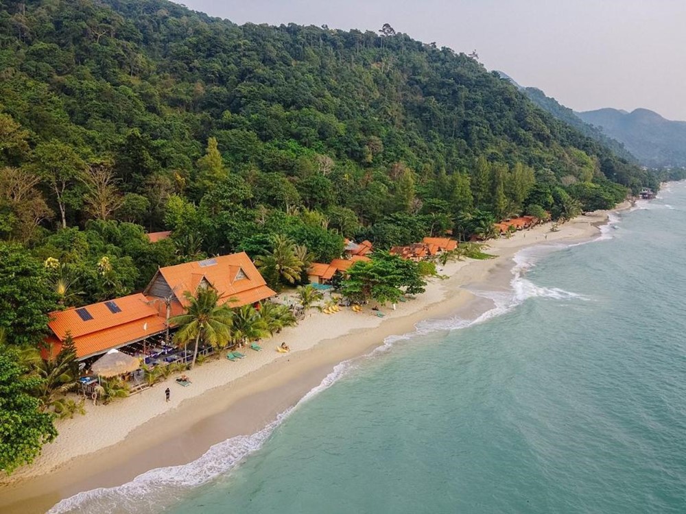 White sand beach