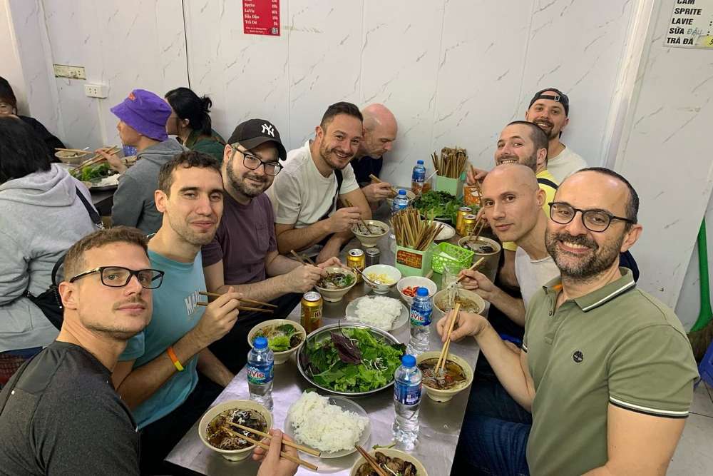 Street foood tour in Vietnam