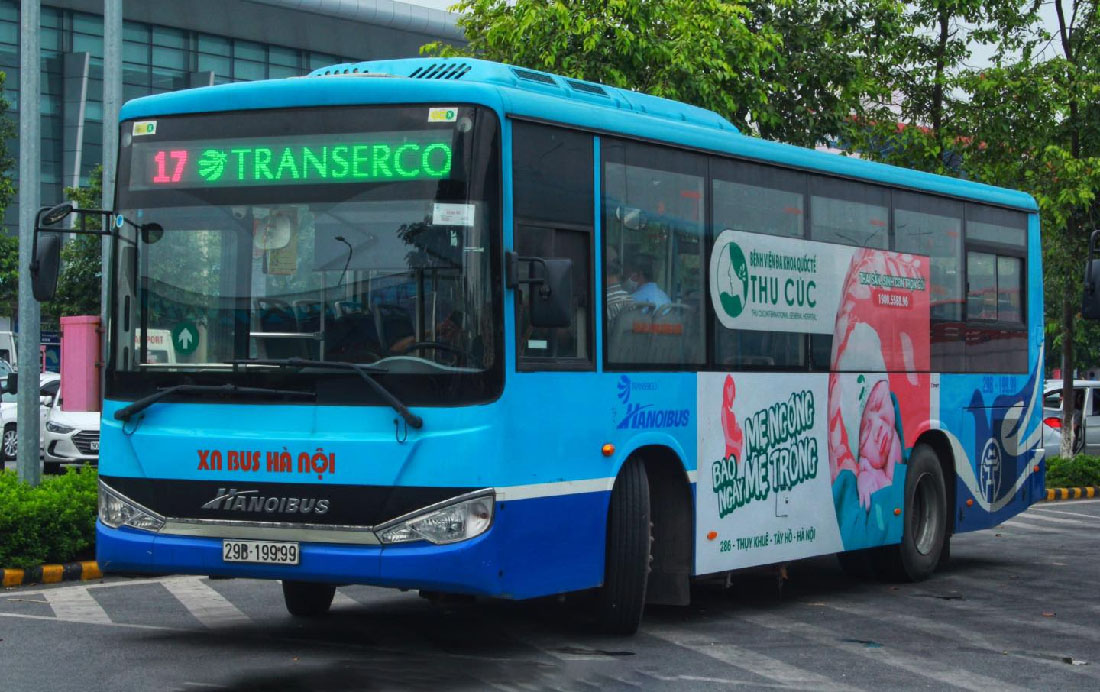 trasferimento da aeroporto noi bai a centro hanoi autobus