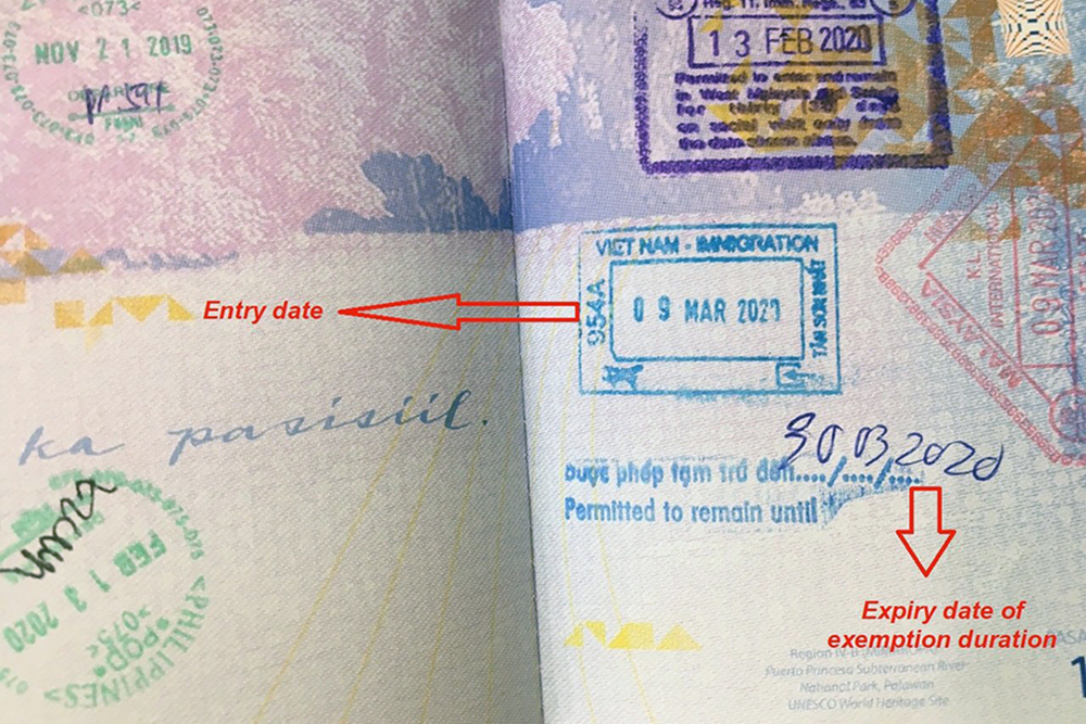 Esenzione visto Vietnam